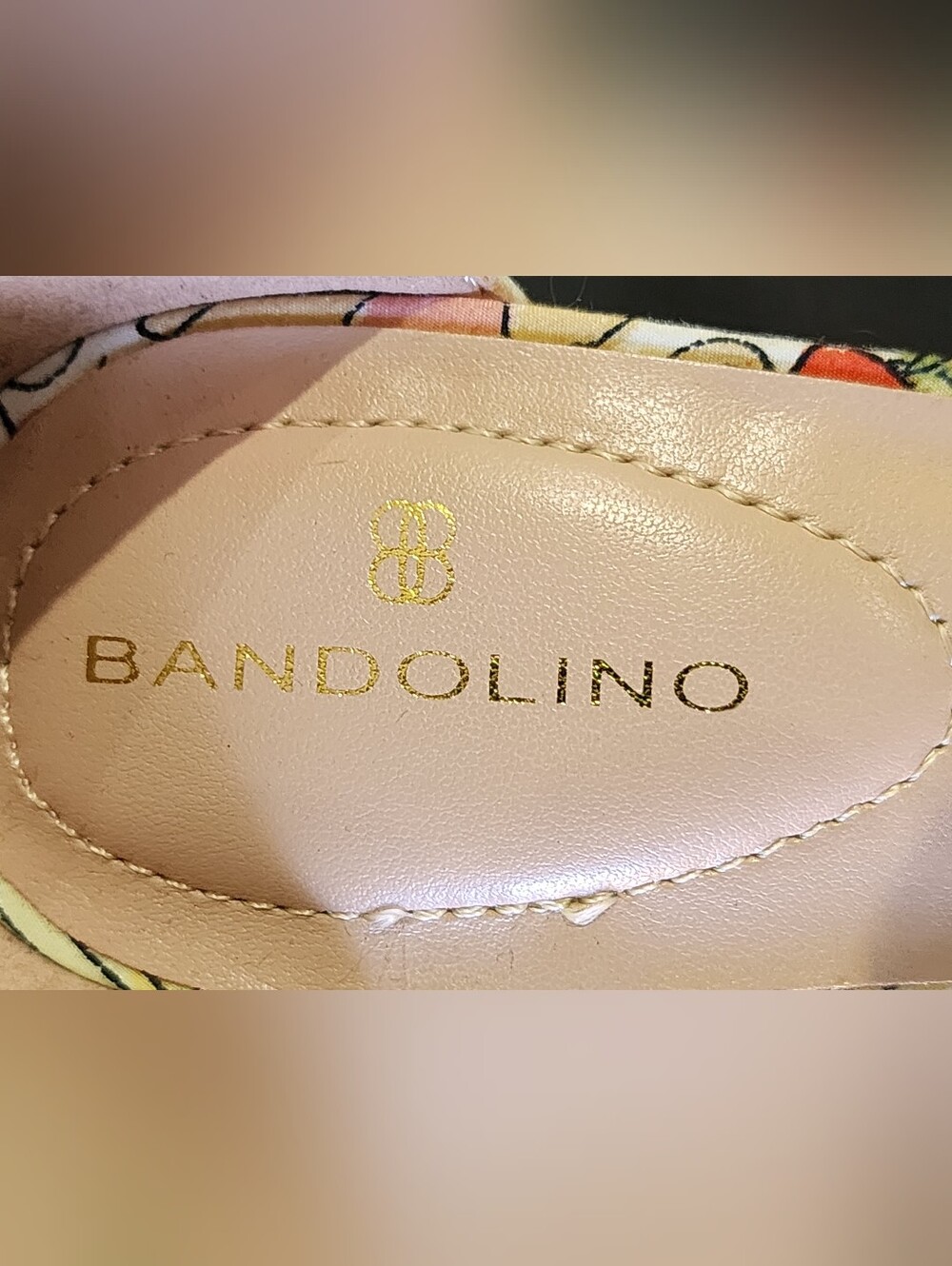 NWOT - Bandolino | Floral Block Heel Sandals - Pink Multi - Picture 7 of 9